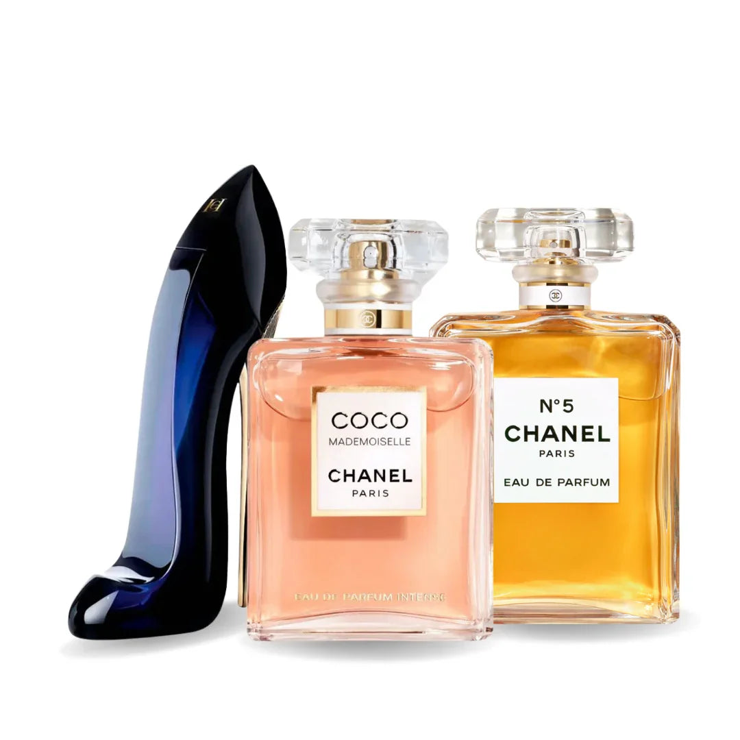 Zestaw 3 Perfum | Good Girl + Coco Mademoiselle + Chanel N°5