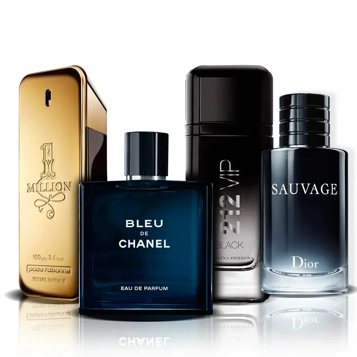 Zestaw 4 Perfum | 1 Million + Bleu de Chanel + 212 VIP Black + Sauvage